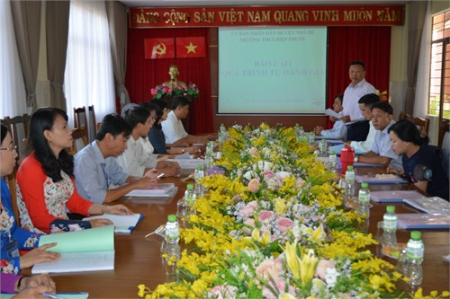 Khảo sát chính thức trường THCS Hiệp Phước